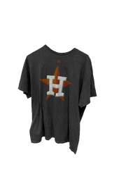 Vintage Houston Astros MLB Sports T-Shirt Grey XLarge