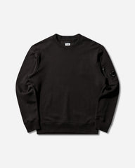 Men's Diagonal Raised Fleece Crewneck Sweatshirt Black