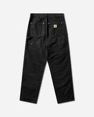 Men's Double Knee Pants Black (Grind Washed)