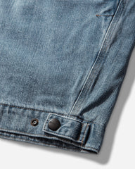 Men's OG Detroit Jacket Blue / Dusty H Brown (Burst Washed)