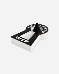 Locked Cone Incense Holder White / Black