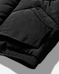 Men's Diagonal Flap Puff Jacket Black