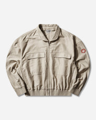 Men's Casual Zip Short Jacket Beige