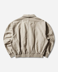 Men's Casual Zip Short Jacket Beige