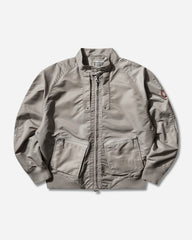 Men's Design Nylon Zip Jacket Grey