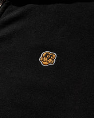 Men's Dog Mesh Zip Hoodie Black