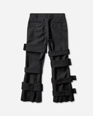 Men's Buckle Trousers Black