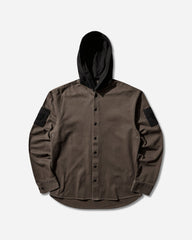 Men's Hooded Shirt Khaki