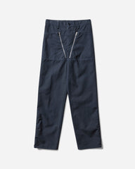 Men's Overdyed Zip Pants Navy