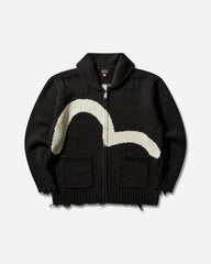 Men's Cowichan Cardigan Jacket Black