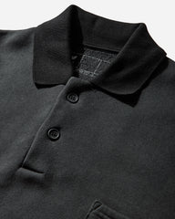 Men's 30001 Replicated Polo Sweatshirt Phantom Black