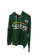 Vintage Green Bay Packers Hoodie Medium