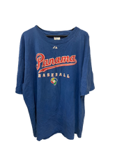 Vintage MLB Panama Baseball Carlos Lee 45 Blue T-Shirt XX-Large