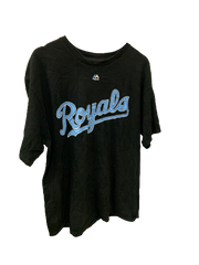 Vintage MLB Kansas City Royals Gordon 4 Black T-Shirt X-Large
