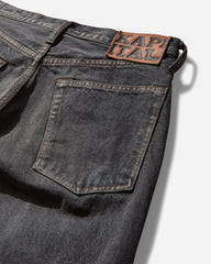 Men's 14oz Denim 5P Monkey Cisco (Studs) Black