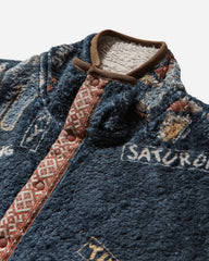 Men's Kountry Calendar Fleece Pullover Navy