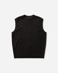 Men's 5G Wool Bone Vest Black