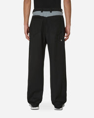 Kreuk Tailored Trousers Crow Black