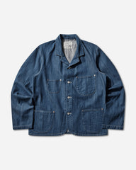 Men's 19th Century Sack Coat Rinse Indigo