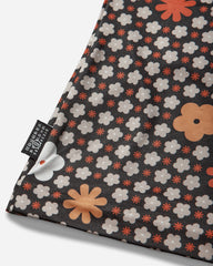 Men's Floral Polo Shirt Black / Red
