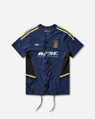 Lace Up Football Top Blue / Navy
