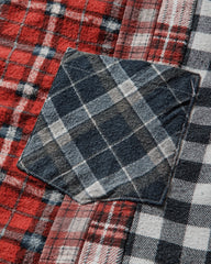 Men's 7 Cuts Flannel Shirt Multicolor