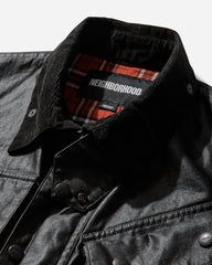 Men's Coated Field Jacket Black