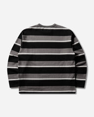 Men's Border Longsleeve T-Shirt Grey