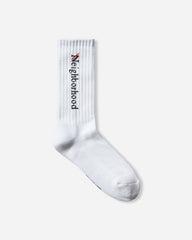 Logo Socks White