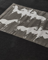 Men's Horses T-Shirt Black