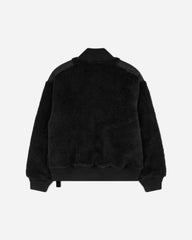 Men's Fleece Bomber Jacket Black