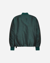 Men's Minimal Bomber Jacket Dark Green