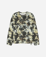 Men's Loose Fit Crewneck Sweatshirt Military Camo