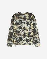 Men's Loose Fit Crewneck Sweatshirt Military Camo