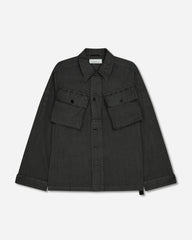 Men's Military Cargo Shirt Black