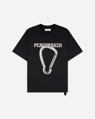 Men's Carabinier Print Loose Fit T-Shirt Black