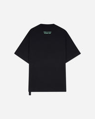 Men's Flower Print Regular Fit T-Shirt Black