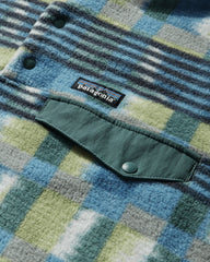 Men's Lightweight Synchilla Snap-T Fleece Pullover Painted Lines Shore Blue