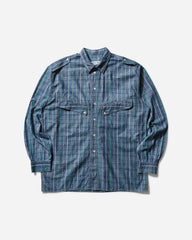 Men's Checked Shirt Blue