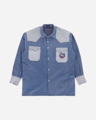Men's 70s Denim Shirt Blue