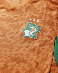 Men's Côte d'Ivoire 2026 Home Jersey Rickie Orange / Sport Green