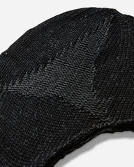 Logo Bonnet Cotton Beanie Black