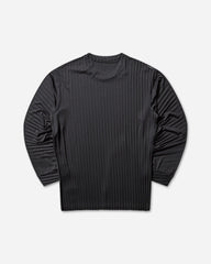 Men's AuraLite Pleated Long T-Shirt Black