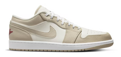 Nike Air Jordan 1 Low SE Sail Rattan University Red Men's