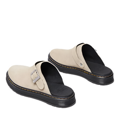 Dr. Martens Brookline Mule Light Tan Bronx Suede