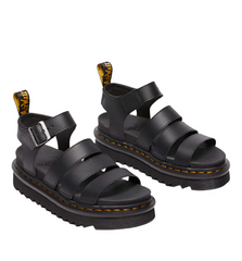 Dr. Martens Blaire 3 Strap Sandal Black Athena