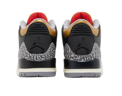 Jordan 3 Retro Black Cement Gold Women's