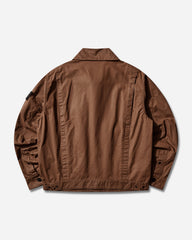 Men's Double-Coated Cotton Ripstop Coach Jacket Shadow Brown