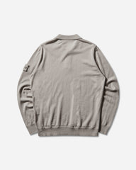 Men's Ghost Light Pure RWS Wool Polo Sweater Dust Grey
