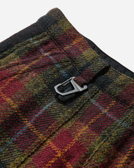Men's Harris Tweed Wool Zip Pants Bordaux